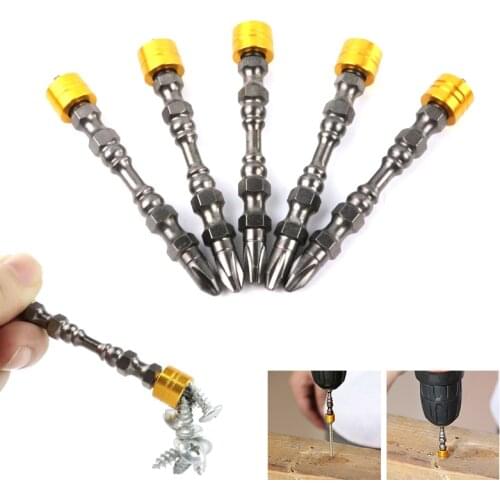 Plasterboard Drywall Magnetic Screwdriver Bit Set Phillips Screw Driver Double Head For Electric Screwdriver 5pcs/10pcs