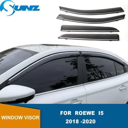 Side Window Visor For Roewe i5 2018 2019 2020 Smoke Window Rain Guards Weathershields Sun Rain Deflector Car Stylings SUNZ