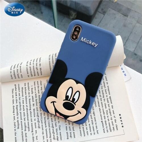 Disney Mickey Minnie Soft Case for Samsung Galaxy S8 S9Plus Back Cover Silicone Coque Fundas zz0516