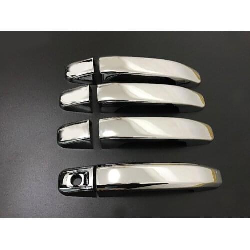 8pcs For chevrolet CANYON COLORADO Accessories ABS Chrome Door Handle Cover For CANYON COLORADO 2015 2016 Auto Parts