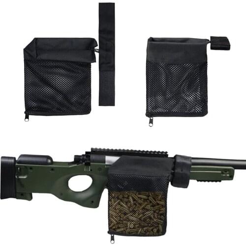 Hunting Mesh Bag Shooting Rifle Brass Shell Bullet Catcher Bag Outdoor Hunting Gear Ammo Brass Mesh Trap Shell Catcher Wrap