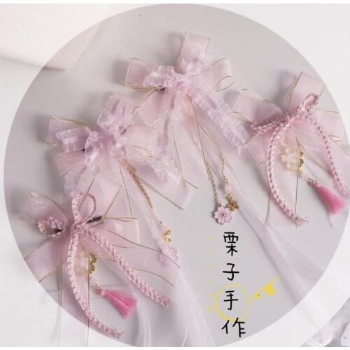 Origional Lolita Element Hair Clip Girls Edge Clip Lolita Fairy Hair Accessories