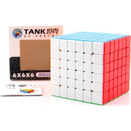 Original High Quality ShengShou Tank 6x6x6 Magic Cube 6x6 Speed Puzzle Christmas Gift Ideas Kids Toys For Children