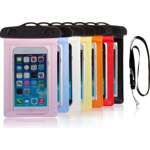 Underwater Pouch Waterproof Bag Case Universal With Neck Belt for Iphone Samsung Smart phone