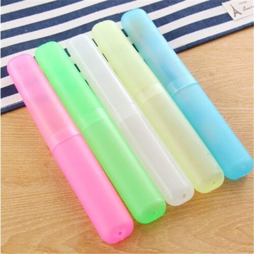 Portable Travel Toothbrush Protect Box Health Tooth Brushes Protector Toothbrush Tube Cover Case Dustproof Toothbrush Case Box