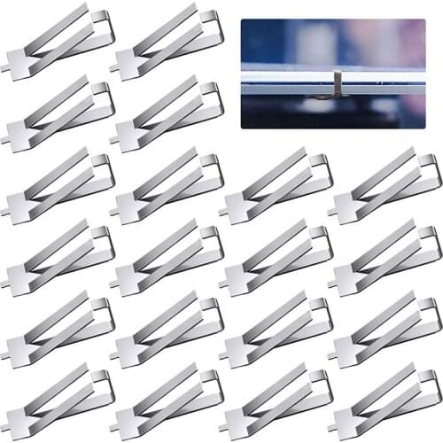 20PCS Ender 3 Glass Bed Spring Turn Clips for Creality Ender 3 Pro, Ender 3S, Ender 5 Pro, CR-20 PRO, CR-10S Pro 3D Printer Part