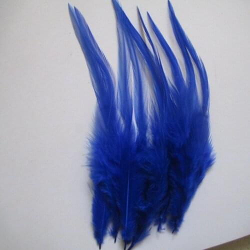 20 pcs / a lot of 10-15 cm sapphire Cock Feather Feathers Stage Feather Decorative Accessories