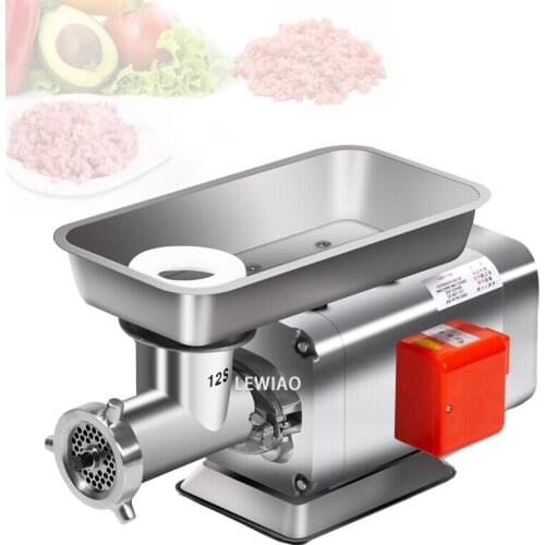 220V Multifunctional Commercial Desktop Electric Meat Grinder High-Power Automatic Mincing Frozen Meat Vegetable Mincer