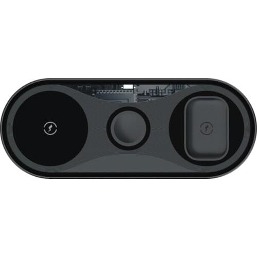 X399 3 in 1 QI Wireless Charger for iPhone & AirPods & Apple Watch
