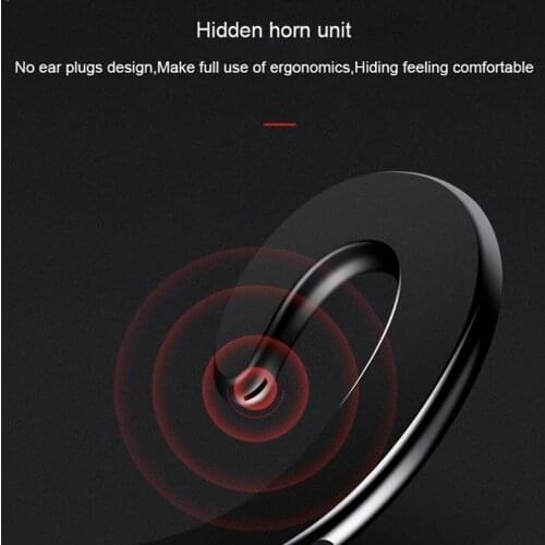 Bluetooth Headset With Mic Earpieces Earhook Bone Conduction Wireless For iPhone Android Bluetooth V4.1 Earphone V3G7