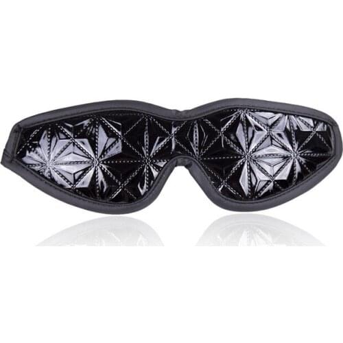 Black Diamond Erotic Blindfold Spanking Leather Blindfolded For Women Toys Stage Props
