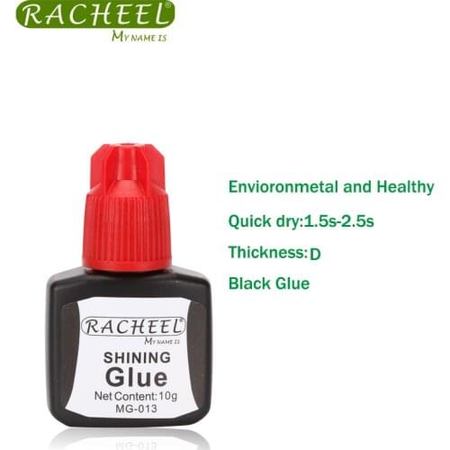Racheel Pro 15g D Thickness Black Glue False Eyelash Glue Quick Dry No Stimulation Individual False Eyelash Extension Glue