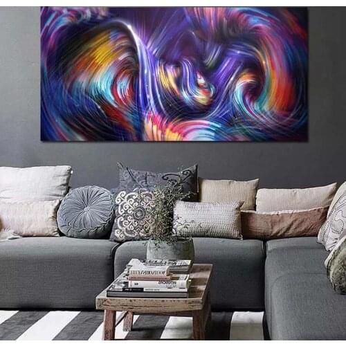 Color abstract art full diamond 5D DIY diamond painting kit diamond cross stitch round crystal rhinestone embroidery A1912