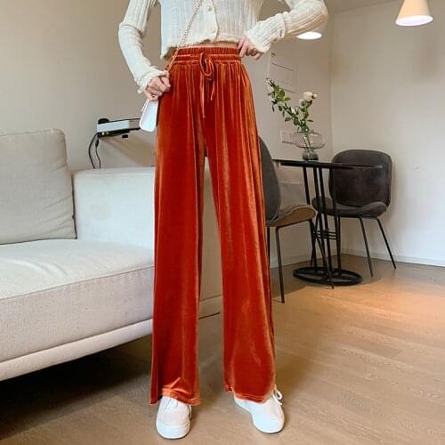 DSMTRC Women's Velvet Trousers