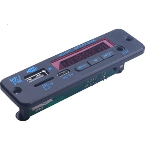 MP3 decoder board color screen USB recording module FM AUX radio speaker