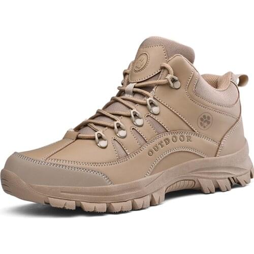 Rubber Sole Male Military Boots Special Force Tactical Desert Combat Mountain Hiking Ankle Boats Army Work Shoes Snow Boots