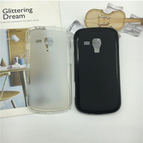 Soft Back Cover Cases for Samsung Galaxy Trend Plus S7580/S Duos 2 S7582/S Duos S7562/Trend Duos S7560 Phone Case Black Para