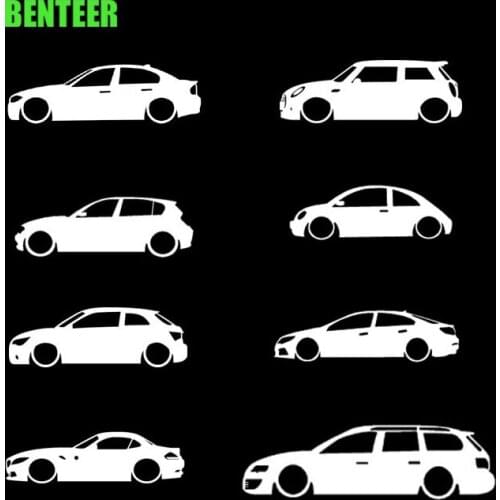 Car body sticker for bmw 1 3 series Z4 MINI volkswagen CC Passat R36 Scirocco beetle Audi A1