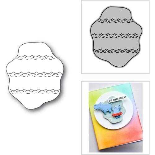 New 2021 Small Stitched Reef Stone Metal Cutting Dies for DIY Scrapbooking and Card Making Decorative Embossing Craft No Stamps