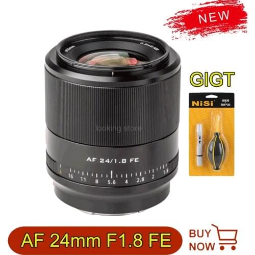 VILTROX 24mm F1.8 FE Camera Lens full frame Auto Focus Portrait Prime Eyes Focus For Sony E A6400 A7 A7RIII A7SIII Mirrorless