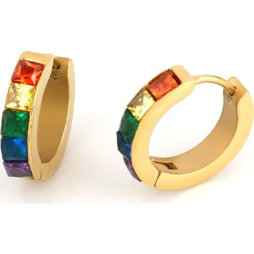 SHE WEIER Women's Gold Earrings