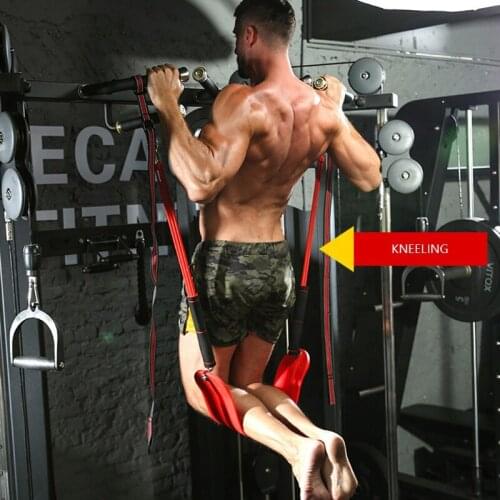 Pull Up Trainer Horizontal Bar Stretch Assistance Belt Booster Elastic Resistance Band Rope Chin Up Band for Arm Muscle Training