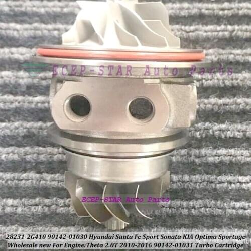 Turbo Cartridge CHRA 28231-2G410 90142-01031 90142-01030 For Hyundai Santa Fe Sport Sonata For KIA Optima Sportage Theta 2.0T 10