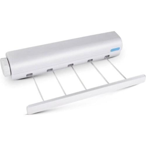 Wall Mounted 4/5 3.2 meters Clothes Line Retractable Laundry Hanger Indoor Outdoor Clothes Drying Rack Clothesline Rope