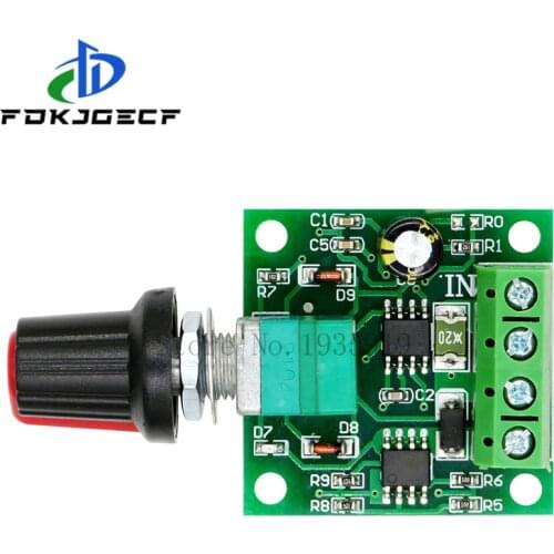 10pcs DC 1.8V 3V 5V 6V 12V 2A PWM Motor Speed Controller Low Voltage Motor Speed Control Switch PWM Adjustable Drive Module