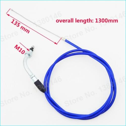 51" Gas Throttle Cable Blue For 49cc 50cc 60cc 80cc Motorcycle Motorized Bicycle Push Motor Bike