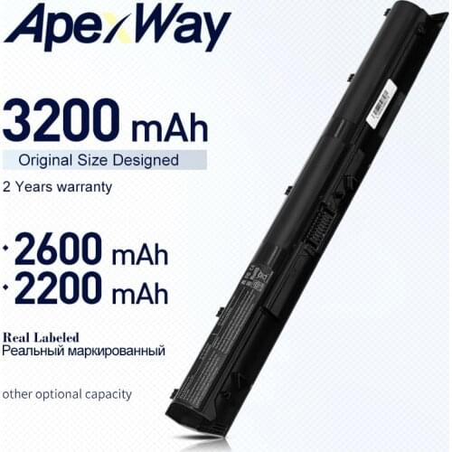 ApexWay battery KI04 HSTNN-LB6T HSTNN-LB6S HSTNN-LB6R HSTNN-DB6T 800049-001 for HP PAVILION 14 15 17