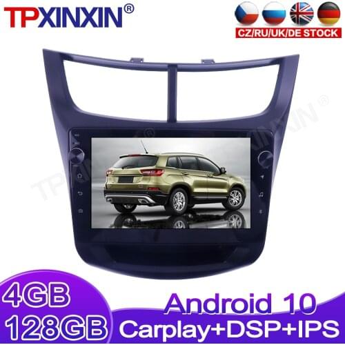 For Chevrolet Sail 2015+ DSP Wireless Carplay Android 10 GPS Car Multimedia Player Headunit Audio Radio Navigtion Tape Recorder