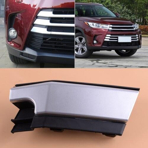 CITALL NEW Front Right Bumper Tow Hook Cover Cap Clip Fit for Toyota Highlander 2017 2018 2019 521270E920