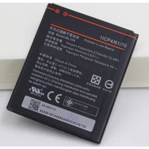 For Lenovo Vibe k5 plus K32C30 K32C36 2750mah BL259 Smart Mobile Phone Lithium Replacement battery