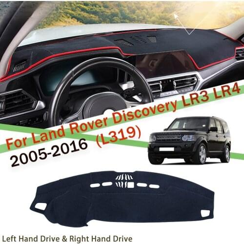For Land Rover Discovery 2005-2016 LR3 LR4 L319 Anti-Slip Mat Car Dashboard Cover Instrument panel pad Accessories 2015 2014