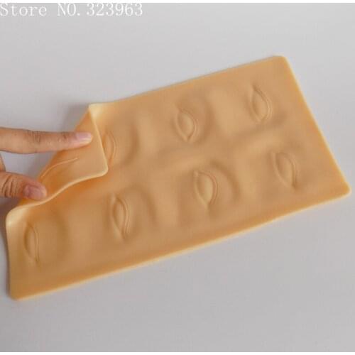 3D Permanent Makeup Eyebrow lips Tattoo Practice Skin Training Skin Set For Beginners free shipping