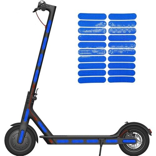 Electric Scooter Sticker Reflective Self Adhesive Decoration Scooter Decal Replacement for Xiaomi M365/PRO/Max Accessories