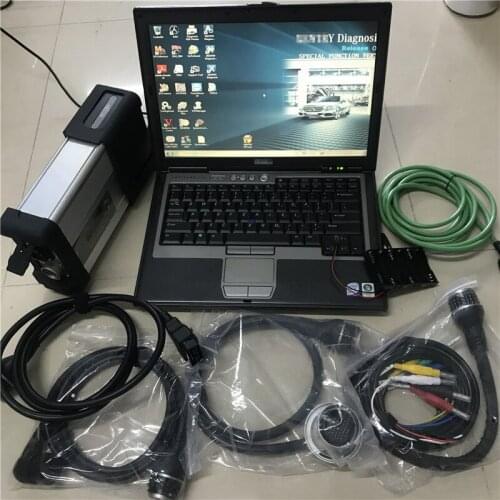 D630 laptop + MB Star C5 SD Connect + HHTWIN SSD 2020.12 Diagnostics System Compact 5 Diagnosis Multiplexer kit For MB Diagnose