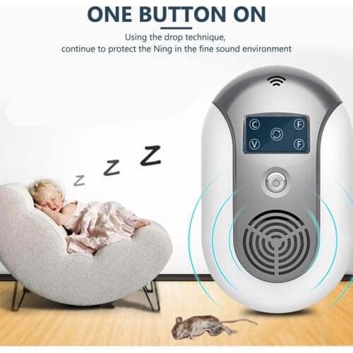 Pest Reject Anti Mosquito Repeller Home Electronic Smart Ultrasonic Electromagnetic Repellent Killer Mole Mouse Rejection Insect