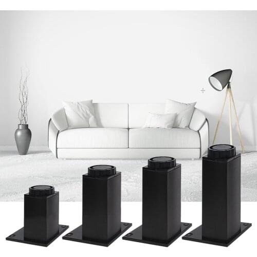 Adjustable Cabinet Legs Coffee Table Protect Foot Aluminum Alloy Furniture Replacement Metal Sofa Support Legs Cupboard