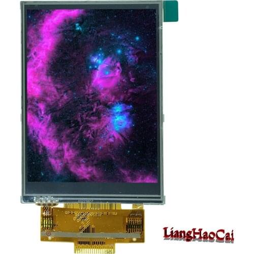 Wide View angle 3.2 inch LCD module PCB adapter base board 14 pin RTP 320x240 RGB resolution ILI9341 drive IC 4-wire SPI Serial