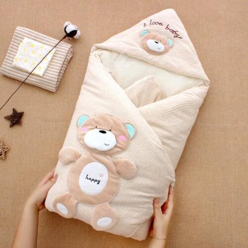 Spring Autumn Baby Sleeping Bag Kids Warm and Thick Cotton Toddler Sleep Sack Cute Animals Cartoon Sleep Bag Children Kick Quilt