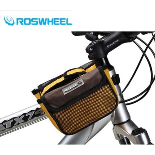 ROSWHEEL 2019 Bicycle Bag MTB Bike Front Frame Top Tube Bag Cycling Bags Panniers Outdoor Sport 600D Polyester Bike Accessories