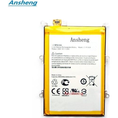 Ansheng High Quality 3000mAh C11P1424 battery for Asus Zenfone 2 5.5inch ZE551ML ZE550ML Z00AD Z00ADB Z00A Z008D Smart phone