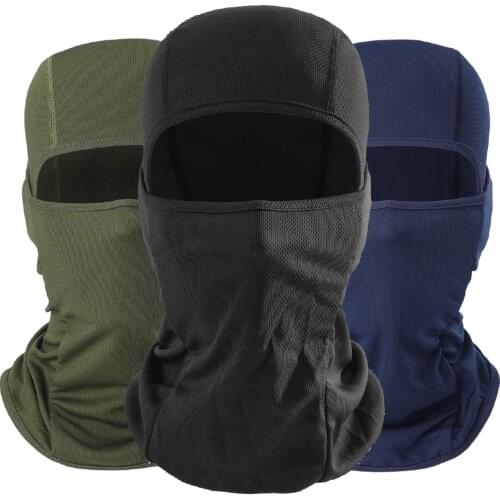 Full Face Head Cover Mask Tactical Motorcycle Balaclava Headwear Windproof Warm Breathable Cycling Ski Shield Soft Helmet