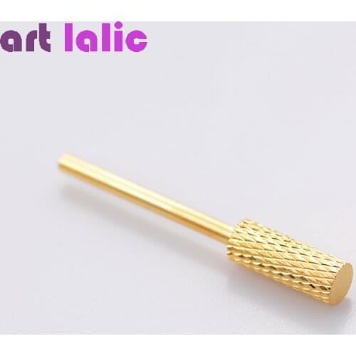 1pc Gold Carbide Nail File Drill Bits Carbide Nail File Drills Machine For Nail Art Manicure Pedicure Rotary Tool