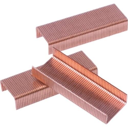 Fashion Rose Gold Stapler Acrylic Metal 24/6 26/6 Practical Manual Staplers Tool