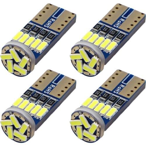 10x Car Interior Dome Light Bulbs LED Low Power Consumption Easy to Install