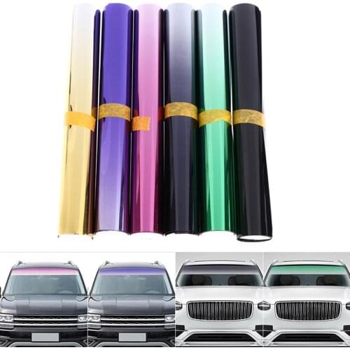 Front Windshield Car Stickers UV Protected Waterproof Shade Car Film Window Sun Visor Strip Tint Film Car Sticker Exterior Acces
