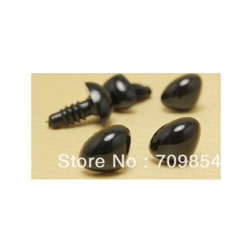 Free shipping!!! 300pcs/lot 15MM Safety Noses Doll Noses Toy Noses Amigurumi BLACK noses